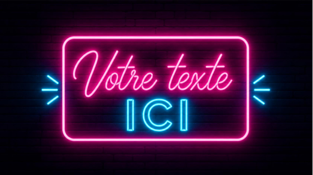 néon personnalisable