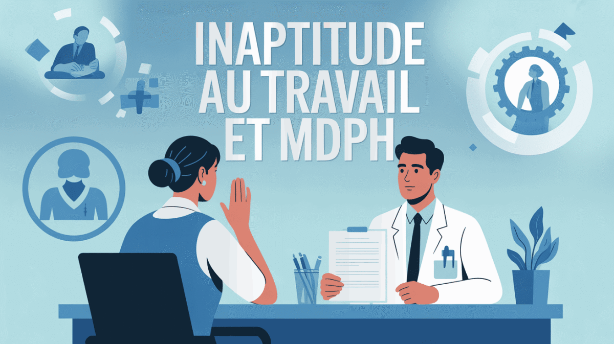 Dossier MDPH et documents de travail pour une demande de RQTH après inaptitude