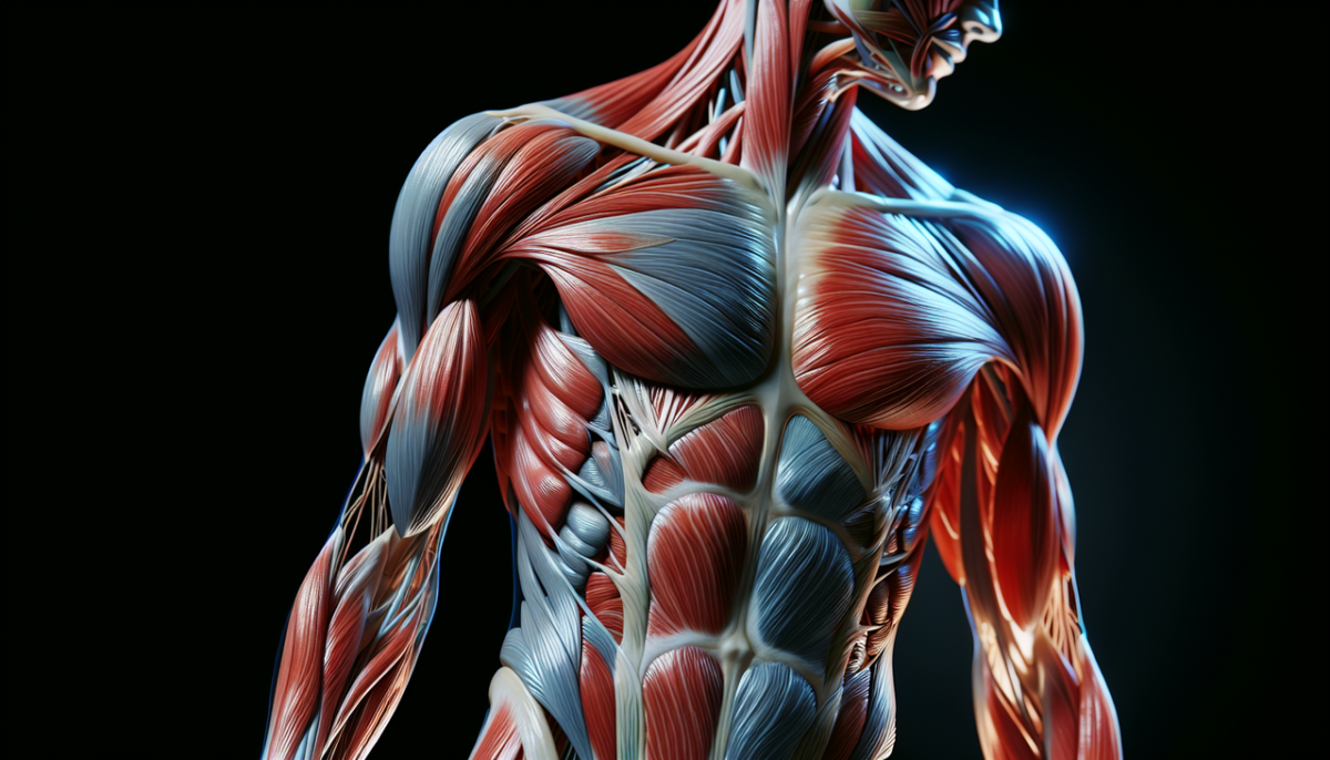 Muscle en I du système musculaire humain - Anatomie précise et détaillée.